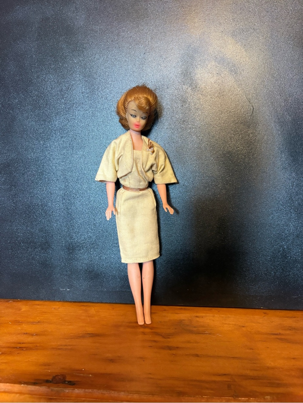 Barbie Cream Pencil Dress with Bolero Jacket